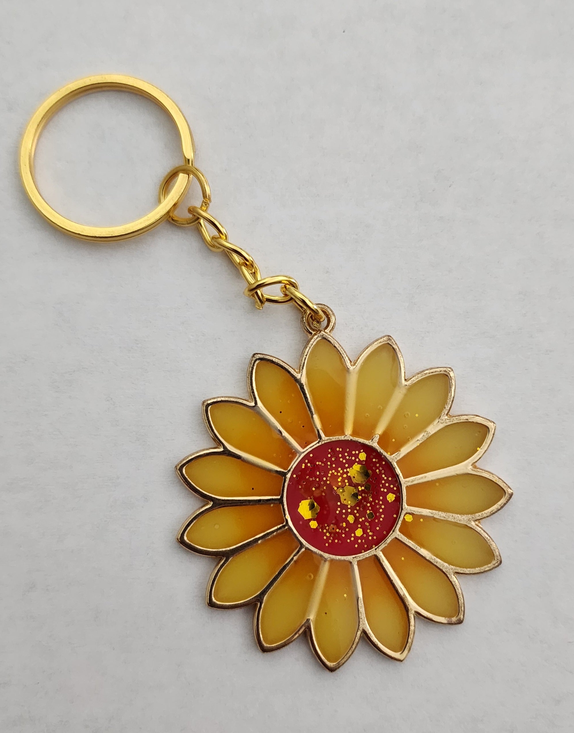 Sunflower Keychain