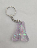 A 'Groovy' Keychain-Iridescent Glitter