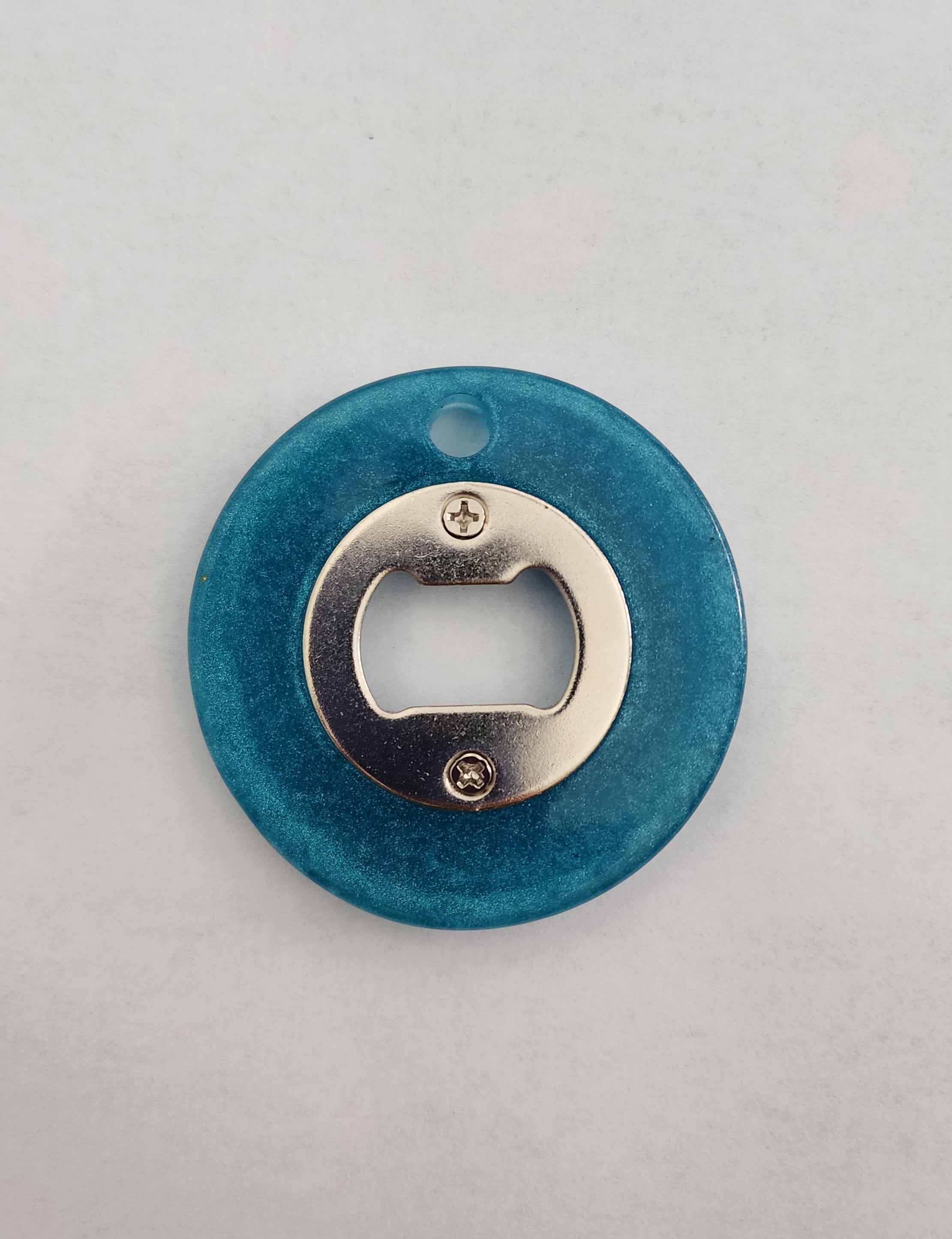 Round Bottle Opener- Blue