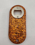 Long Bottle Opener- Orange Glitter