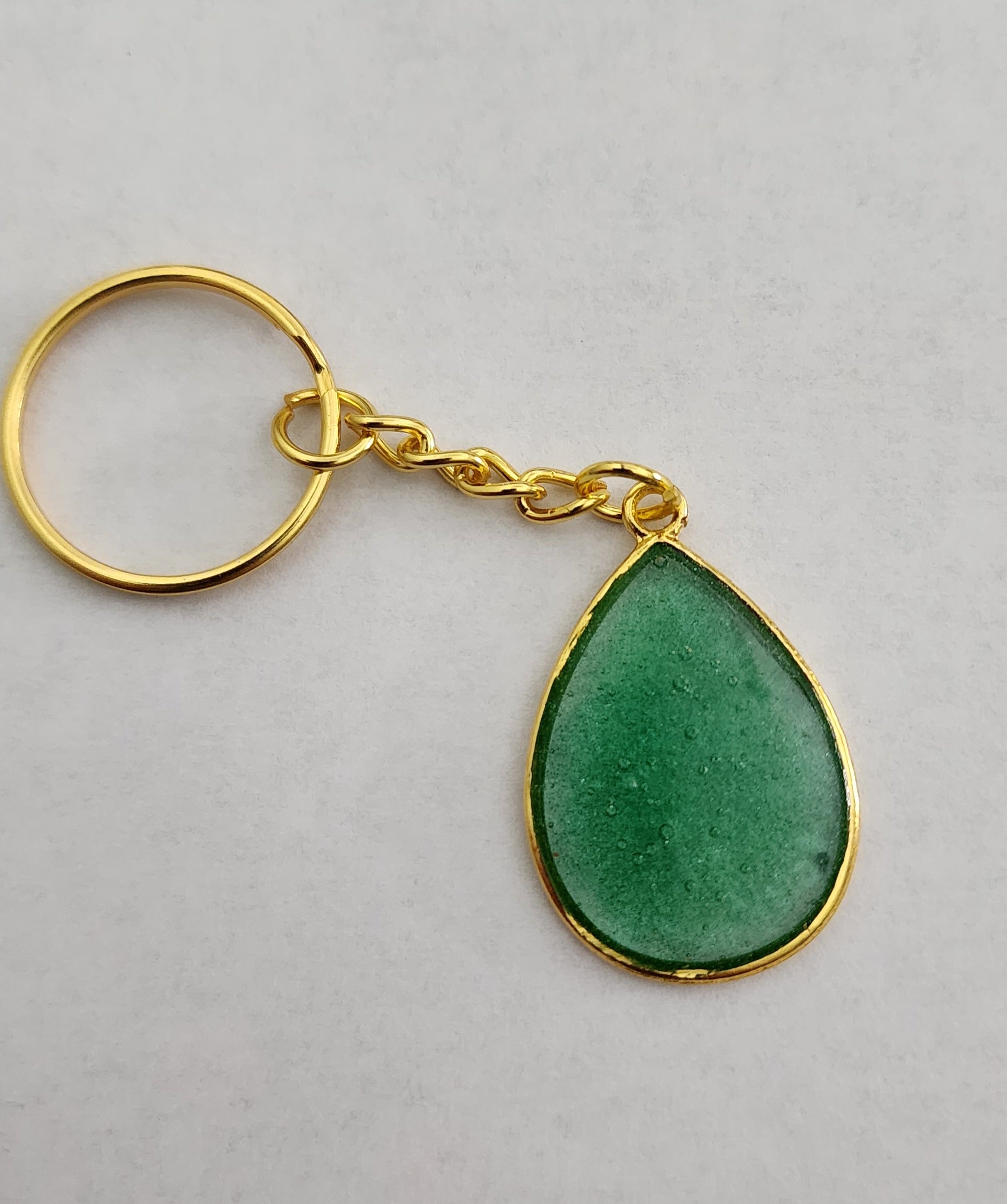 Oval Keychain- Green