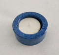 Round Tealight Candle Holder- Blue
