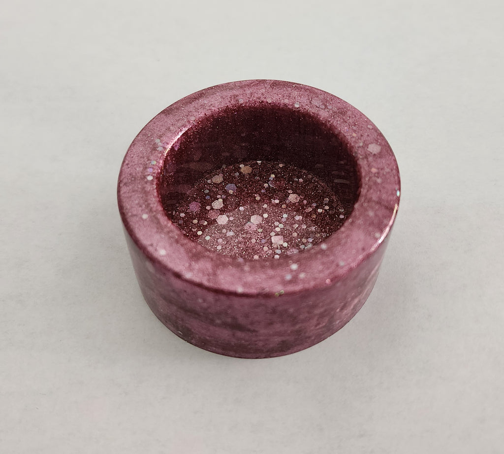Round Tealight Candle Holder- Rose Gold