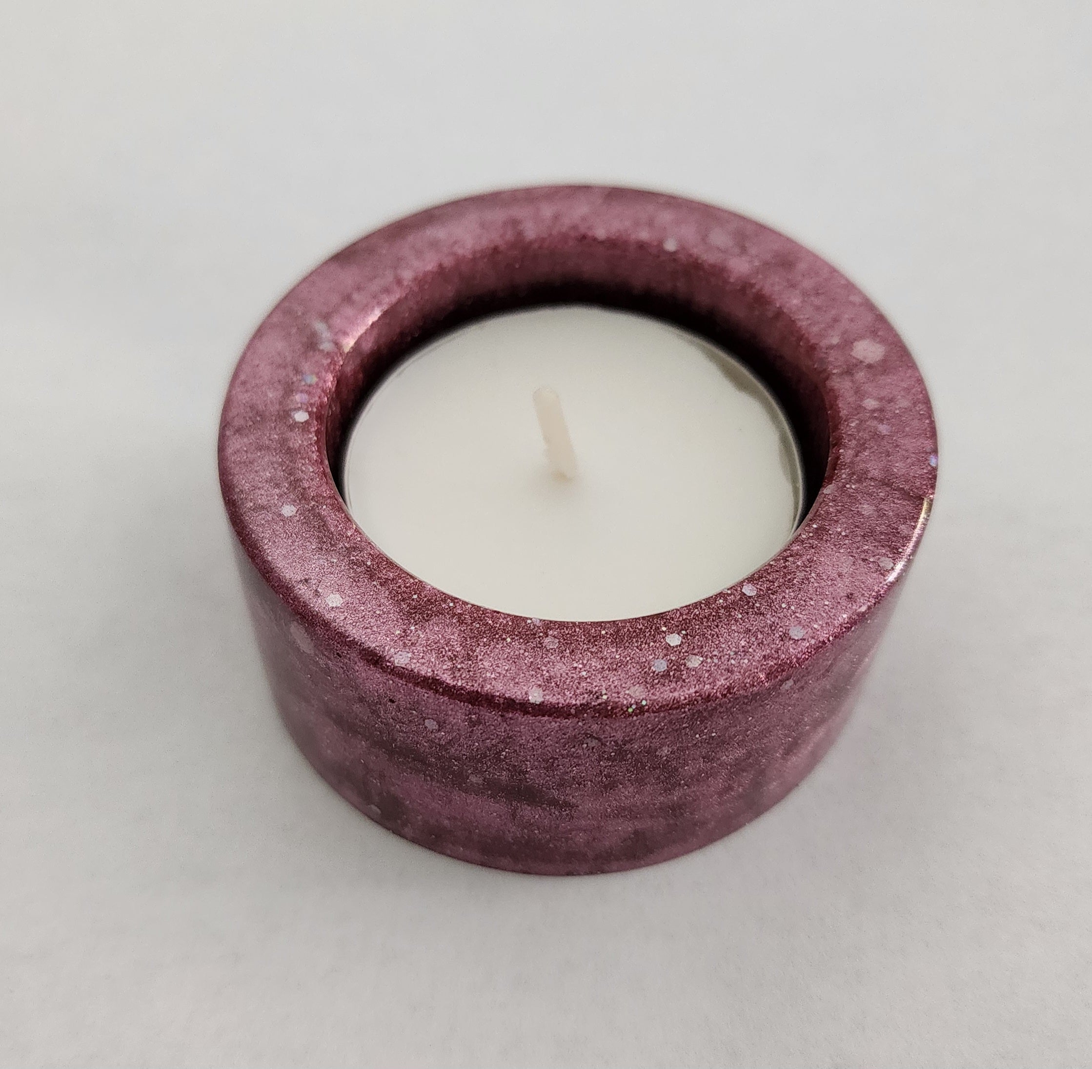 Round Tealight Candle Holder- Rose Gold