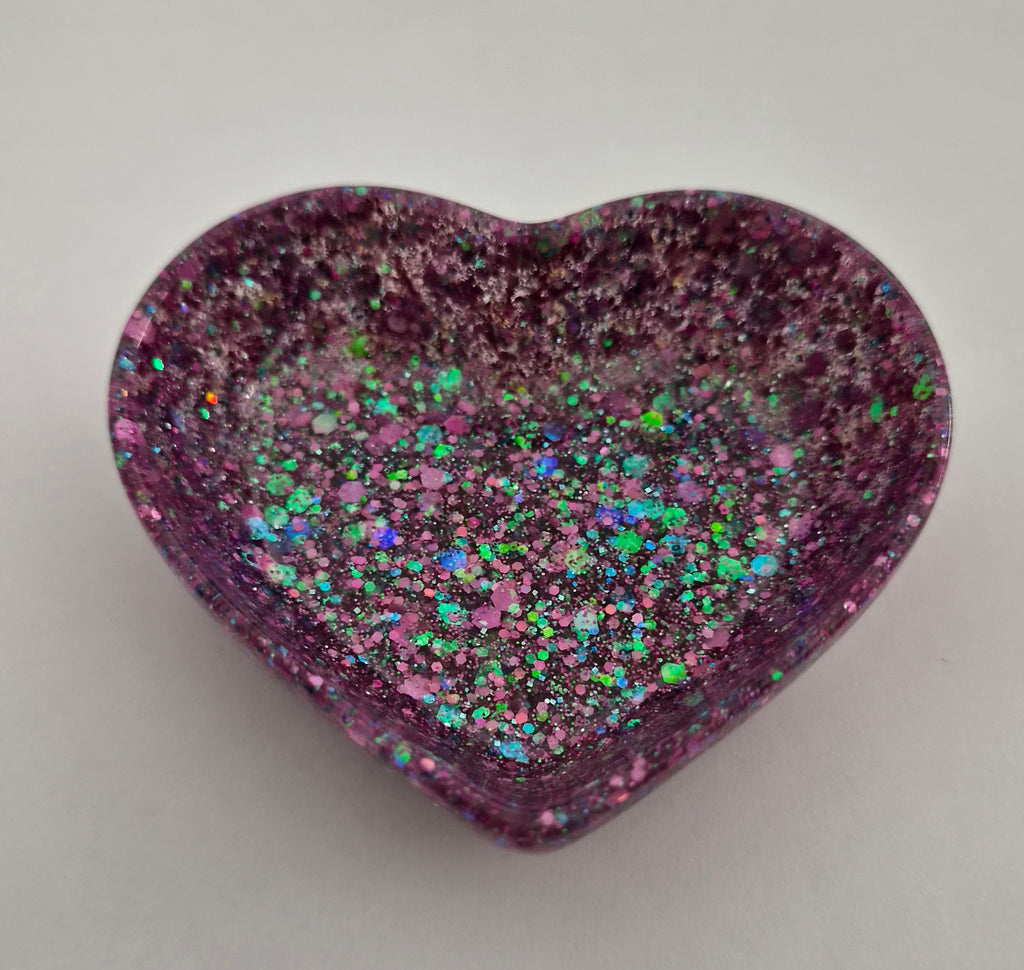 Jewelry Holder- Purple Glitter