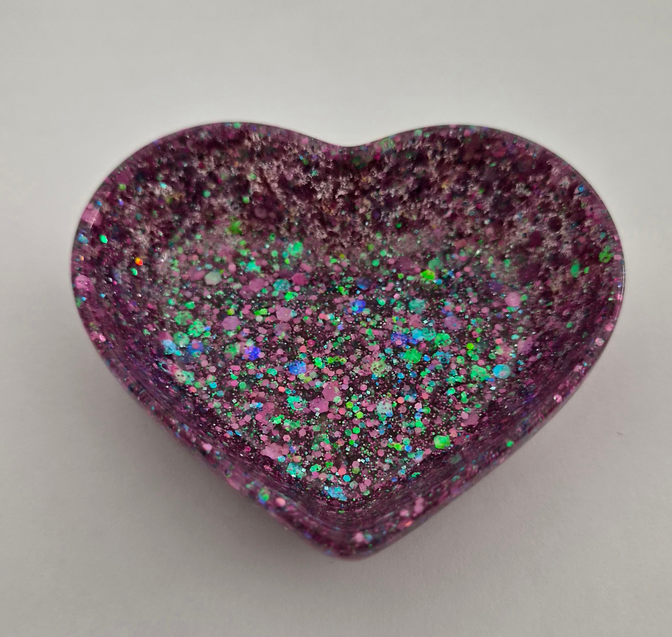 Jewelry Holder- Purple Glitter