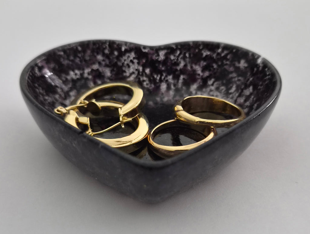 Jewelry Holder- Black Glitter