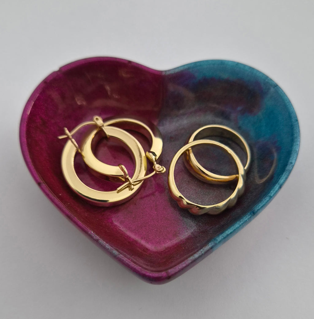 Jewelry Holder- Blue & Magenta