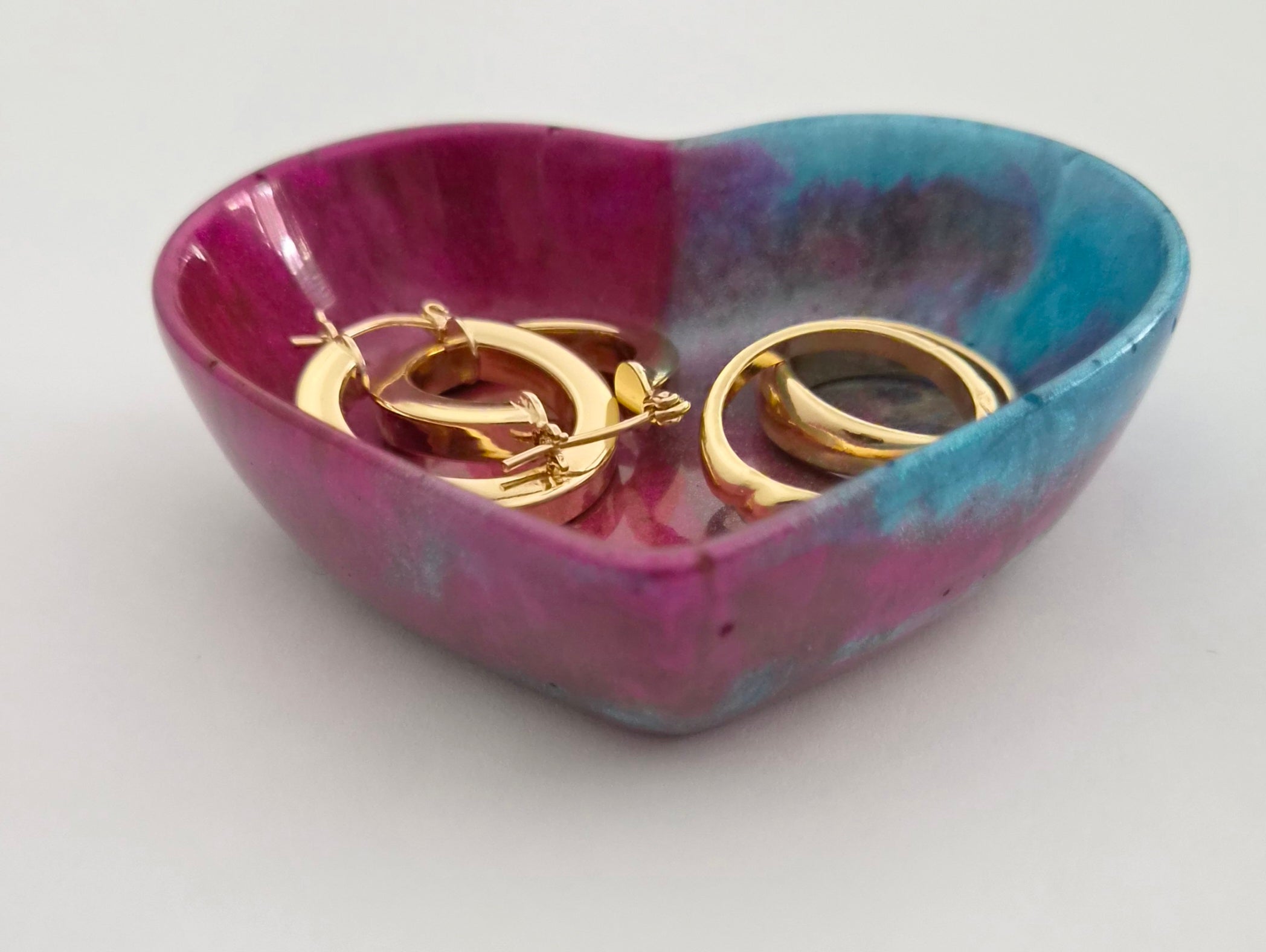 Jewelry Holder- Blue & Magenta