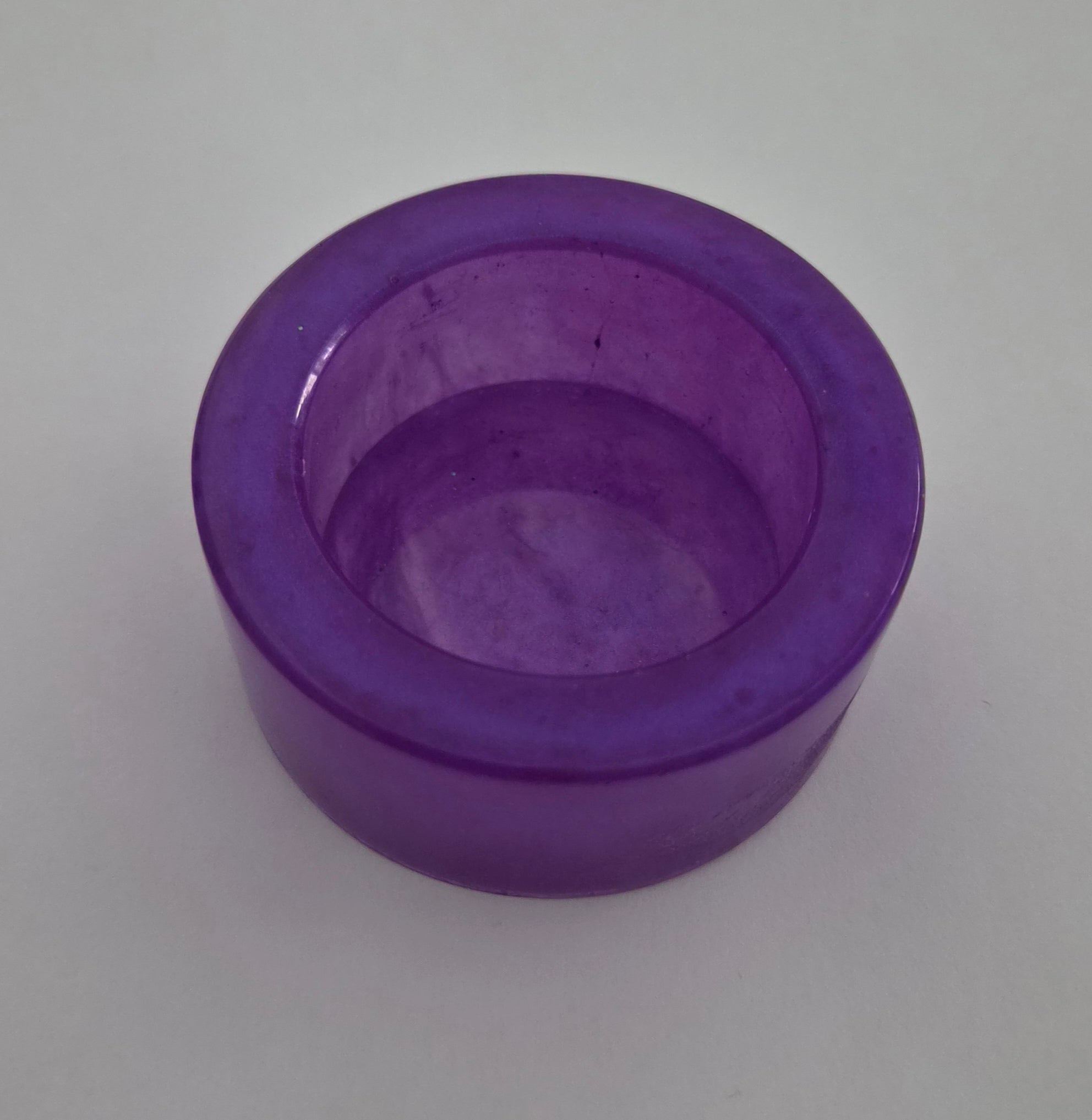 Round Tealight Candle Holder- Purple