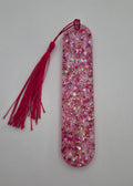 Large Bookmark-Pink Glitter
