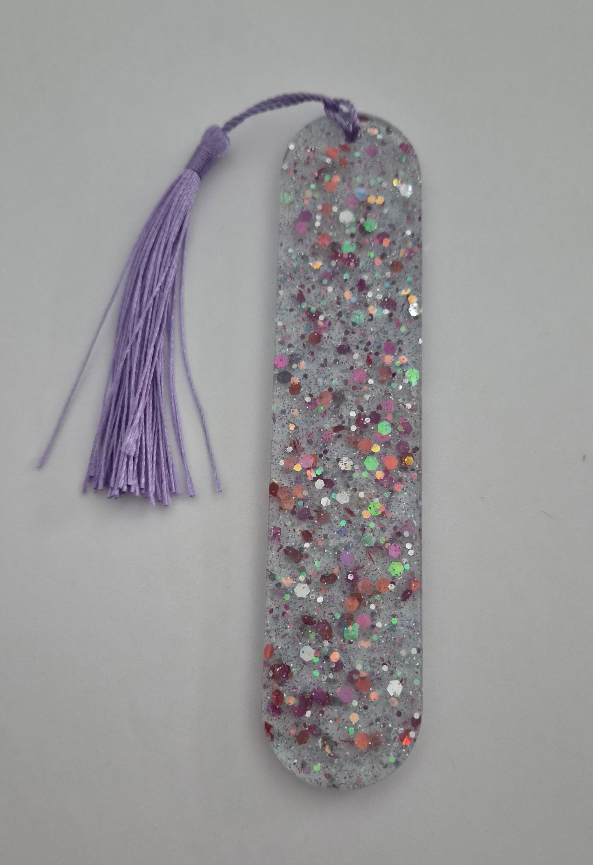 Large Bookmark-Rainbow Glitter