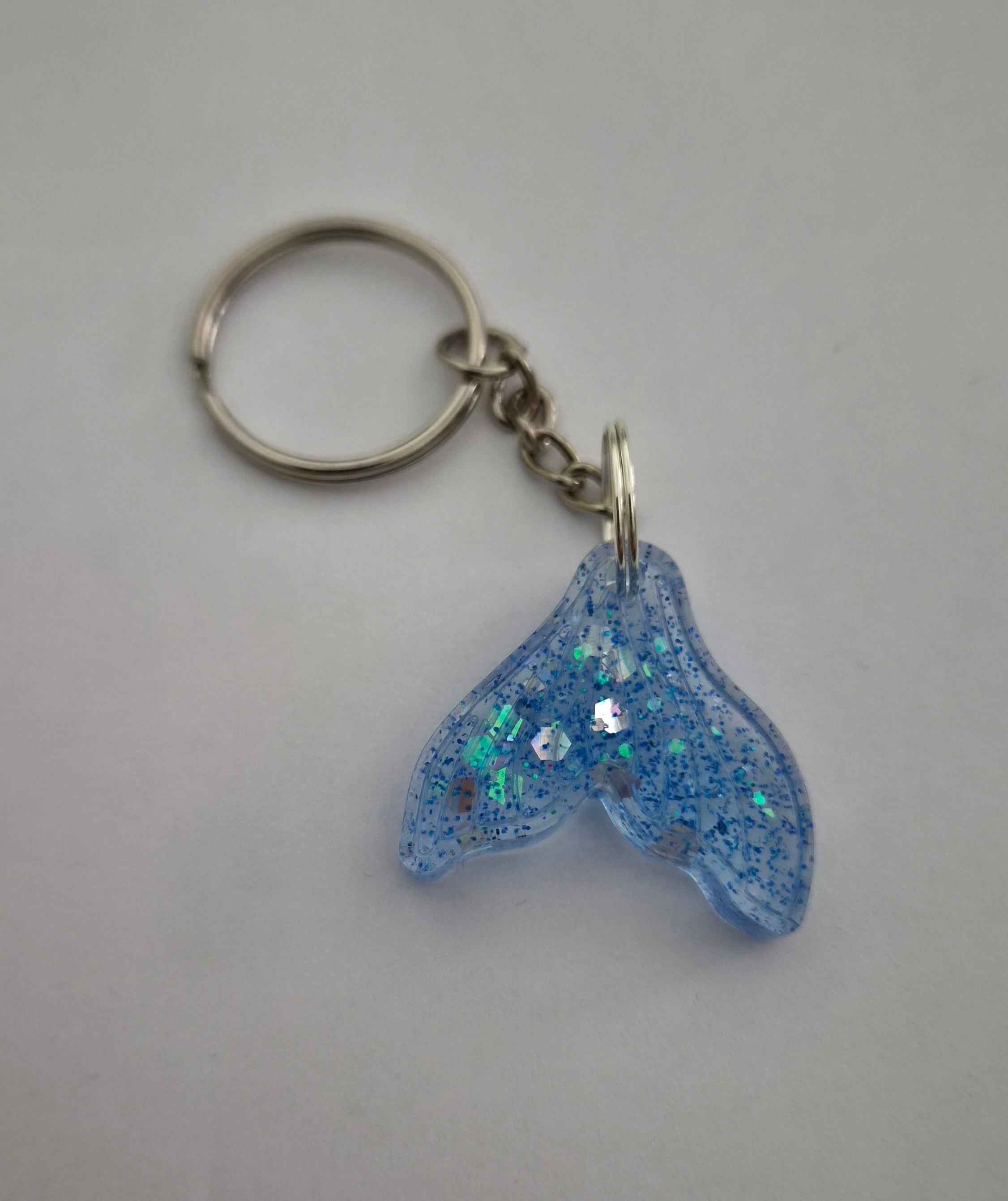 Mermaid Tail Keychain-Blue