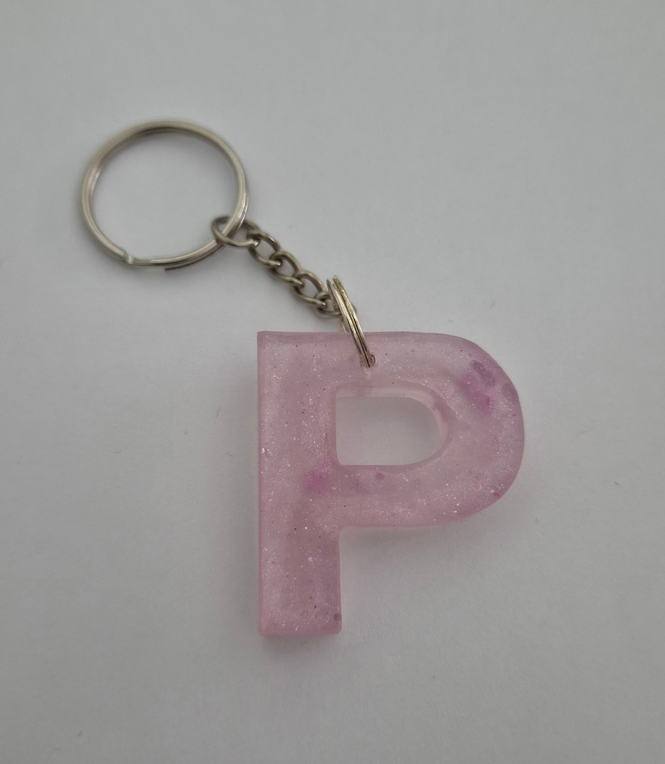 P Keychain-Light Pink
