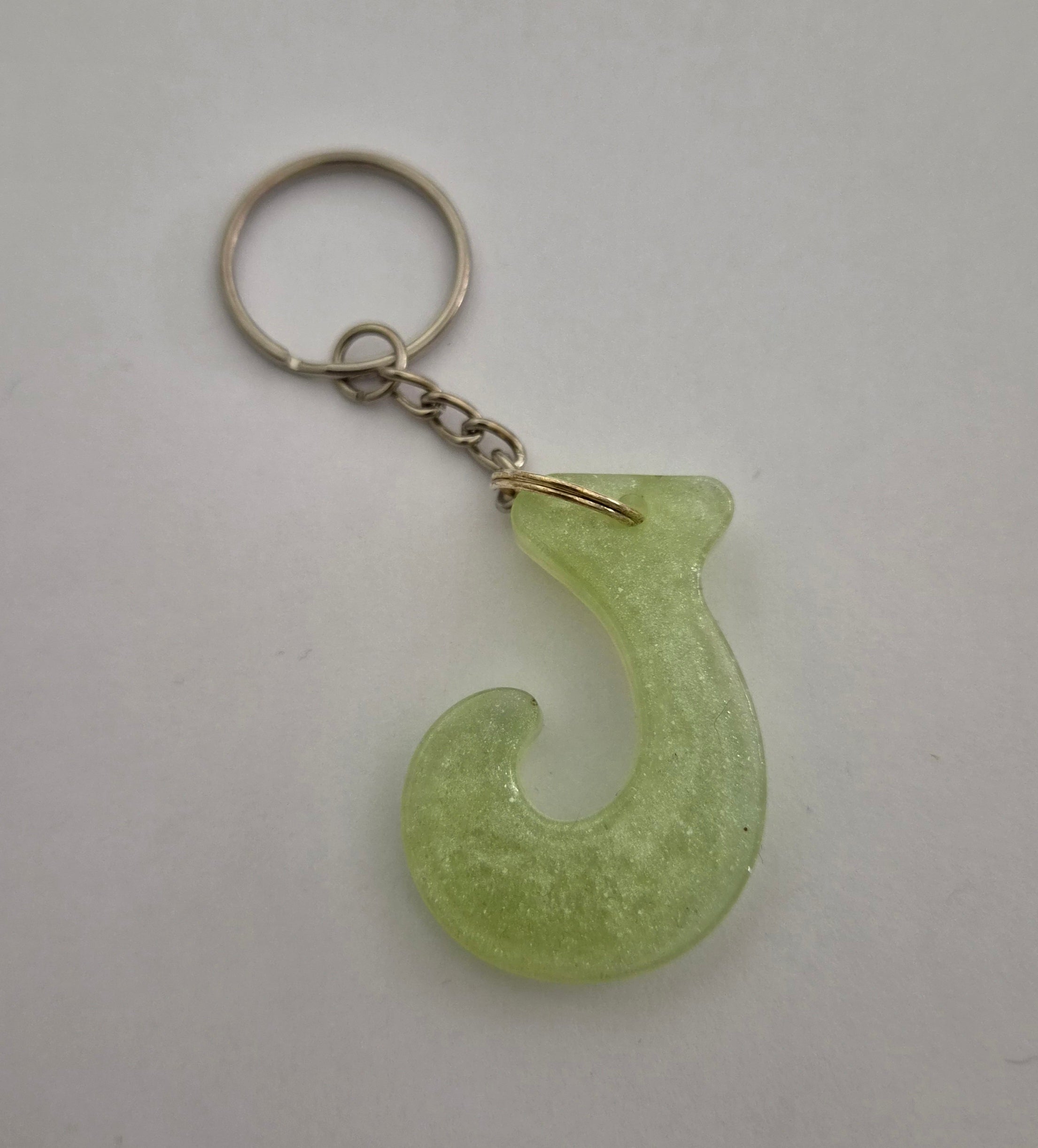 J 'Groovy' Keychain Light Yellow