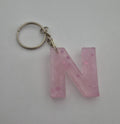N Keychain- Pink