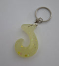 J 'Groovy' Keychain Yellow
