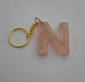 N Keychain -Peach