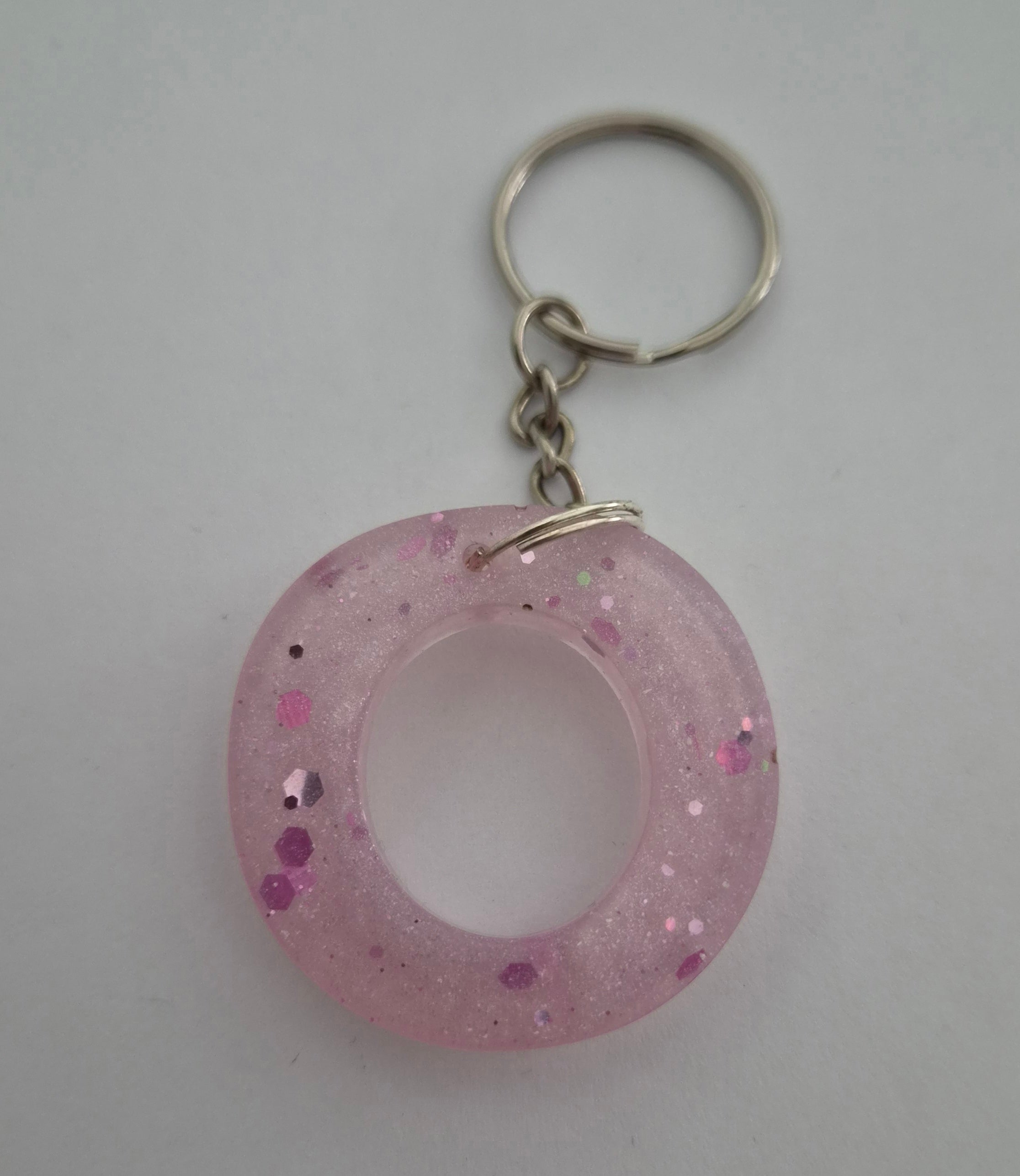 O Keychain Light Pink