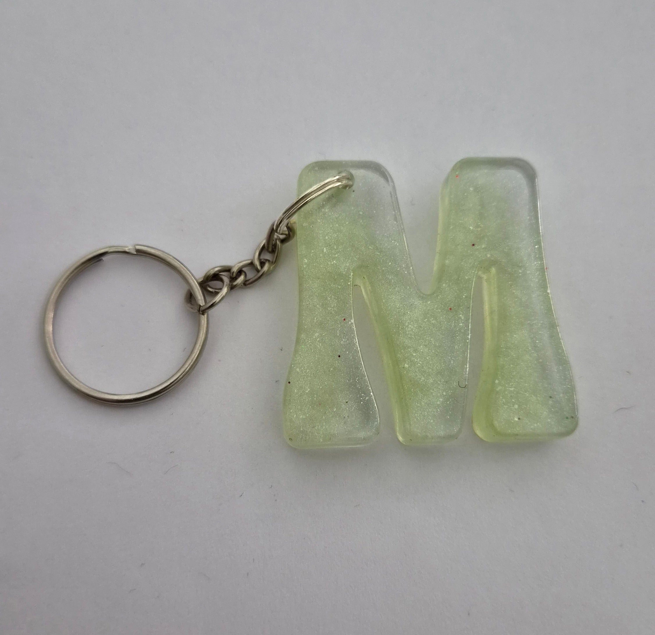 M 'Groovy' Keychain Light Yellow