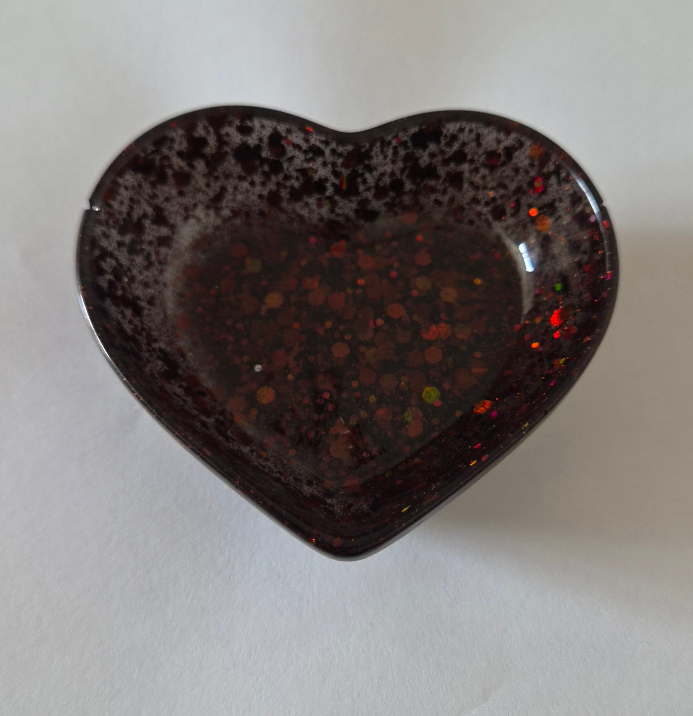 Jewelry Holder- Black with Red Glitter